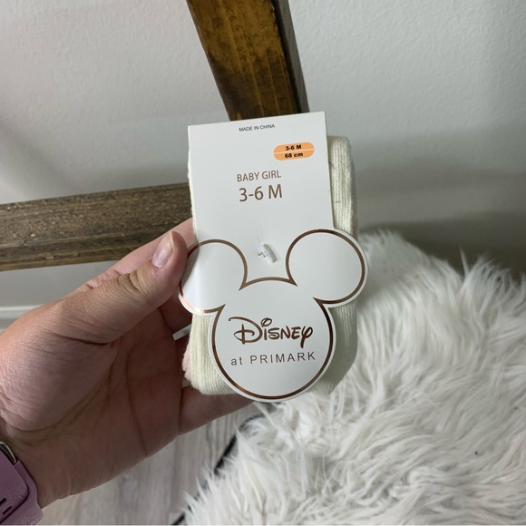 Disney Other - Disney Cream Baby Girl Socks 3-6M